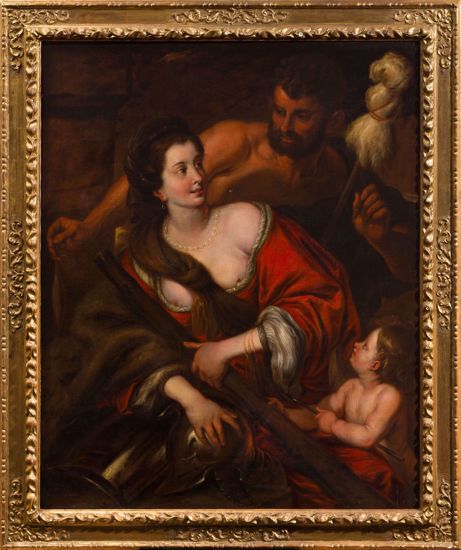 Immagine di DIPINTO ERCOLE E ONFALE